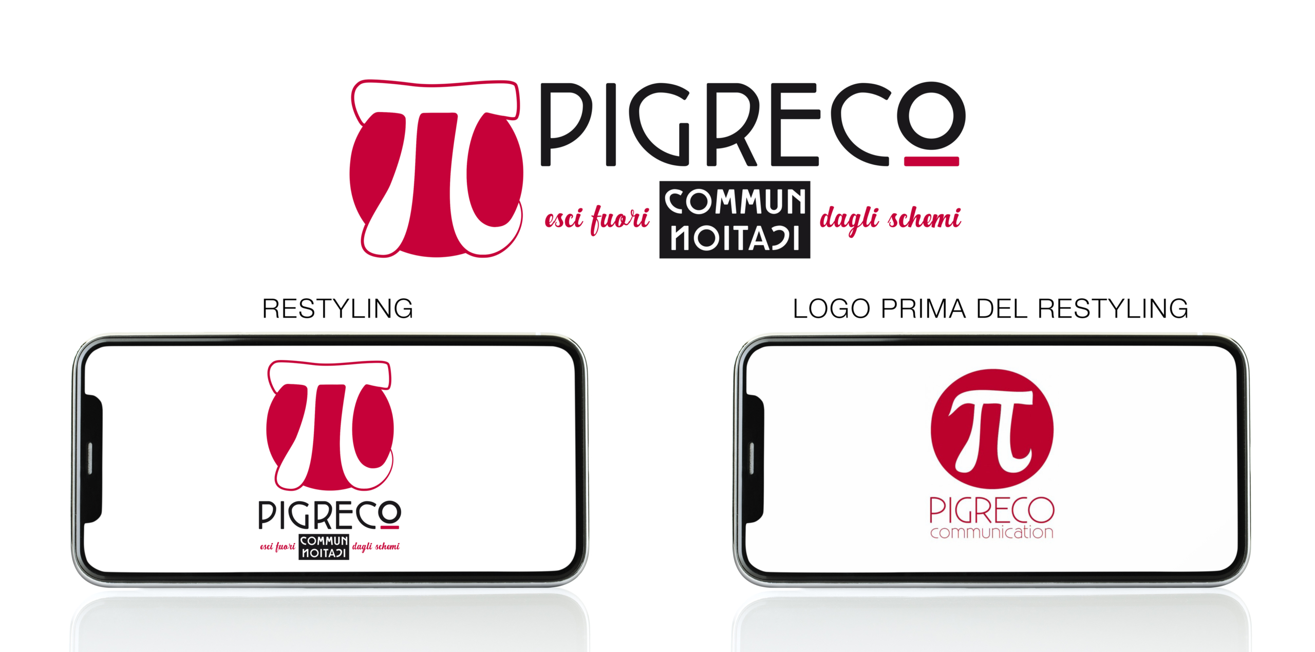 Restyling logo aziendale Pigreco Communication
