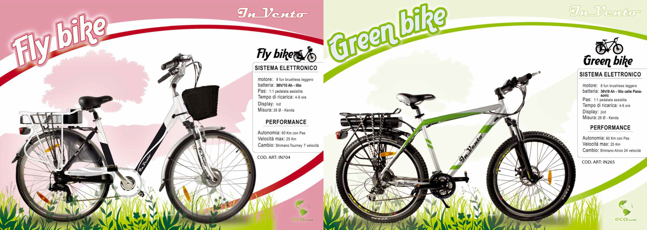 Progettazione grafica e pre stampa catalogo Invento bike