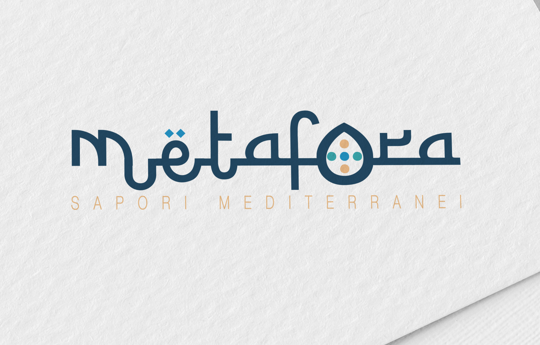 grafica logo ristorante Metafora